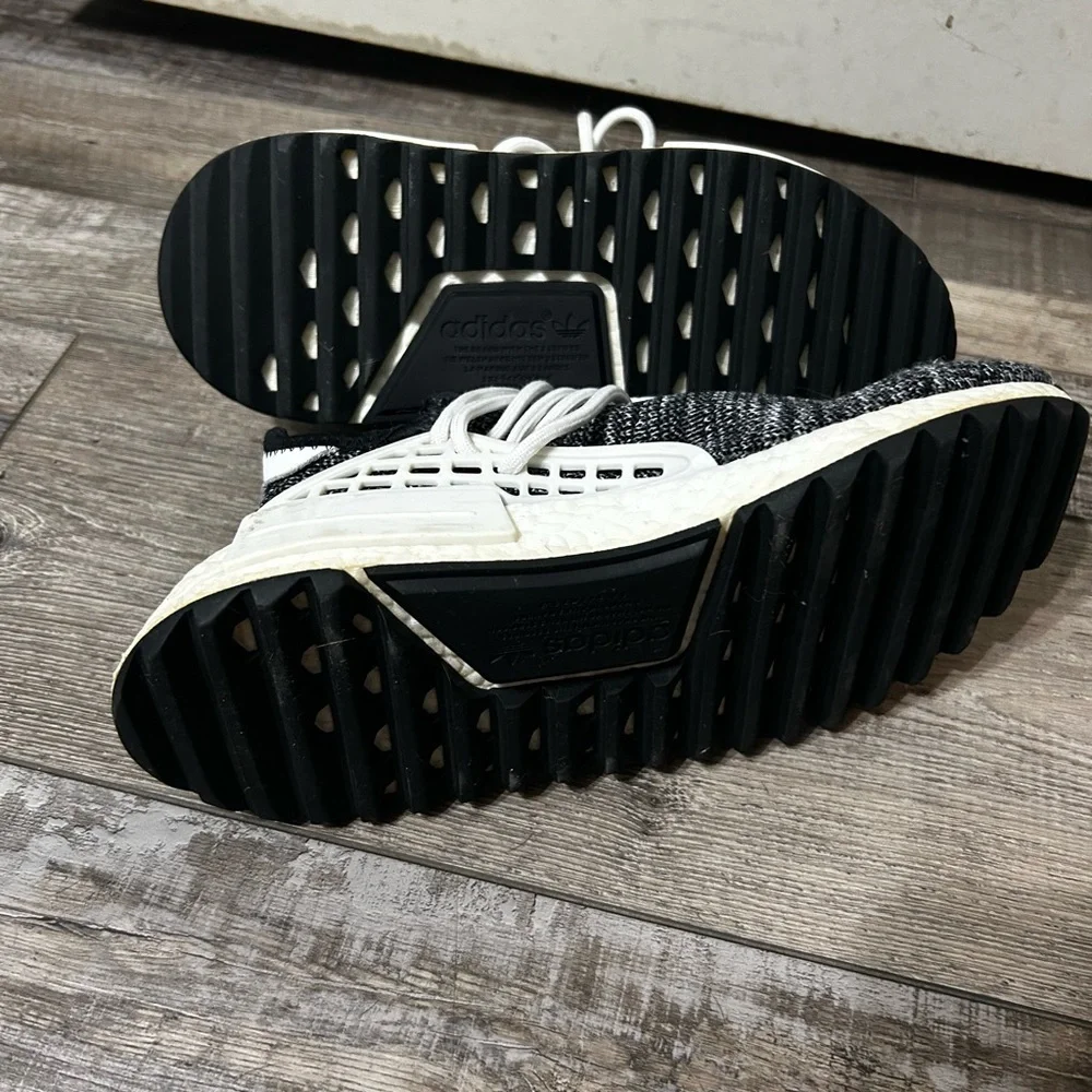 Pharrell x adidas NMD Human Race Trail 'Oreo' Moon Clouds grey white black